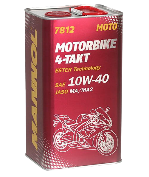 Моторное масло Mannol Motorbike 4-Takt 10W40, 4л